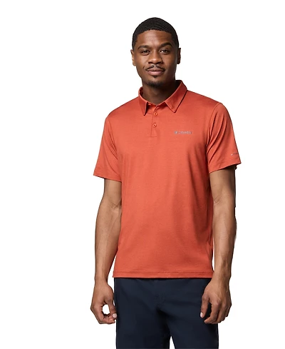 Columbia Men's Carter Short Sleeve Performance Crest Polo