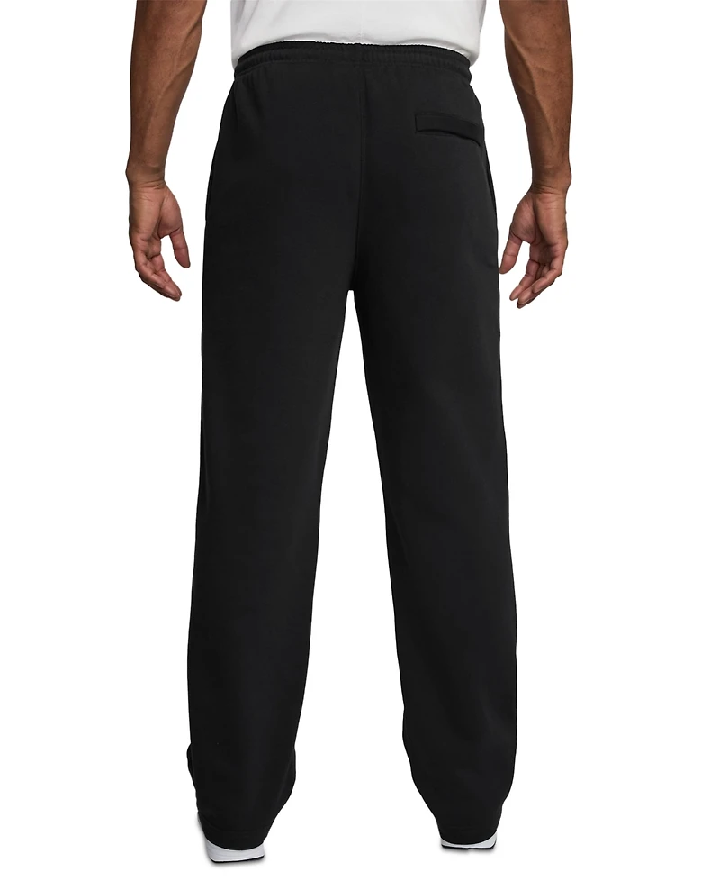 Nike Men's Club Brushed Fleece Open Hem Pants