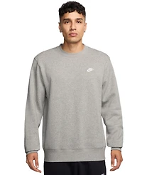 Nike Men's Pullover Fleece Crewneck Logo Sweatshirt