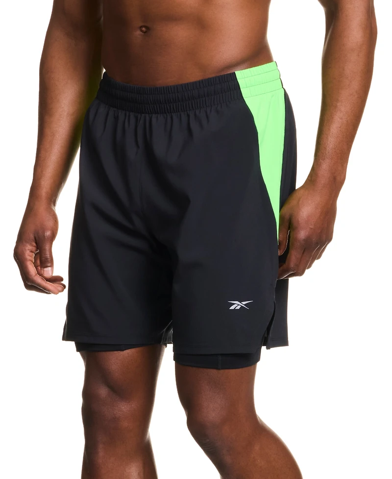 Reebok Men's Lined Logo Shorts