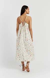 Chinti & Parker Women's Linen-Cotton Etoile Sundress