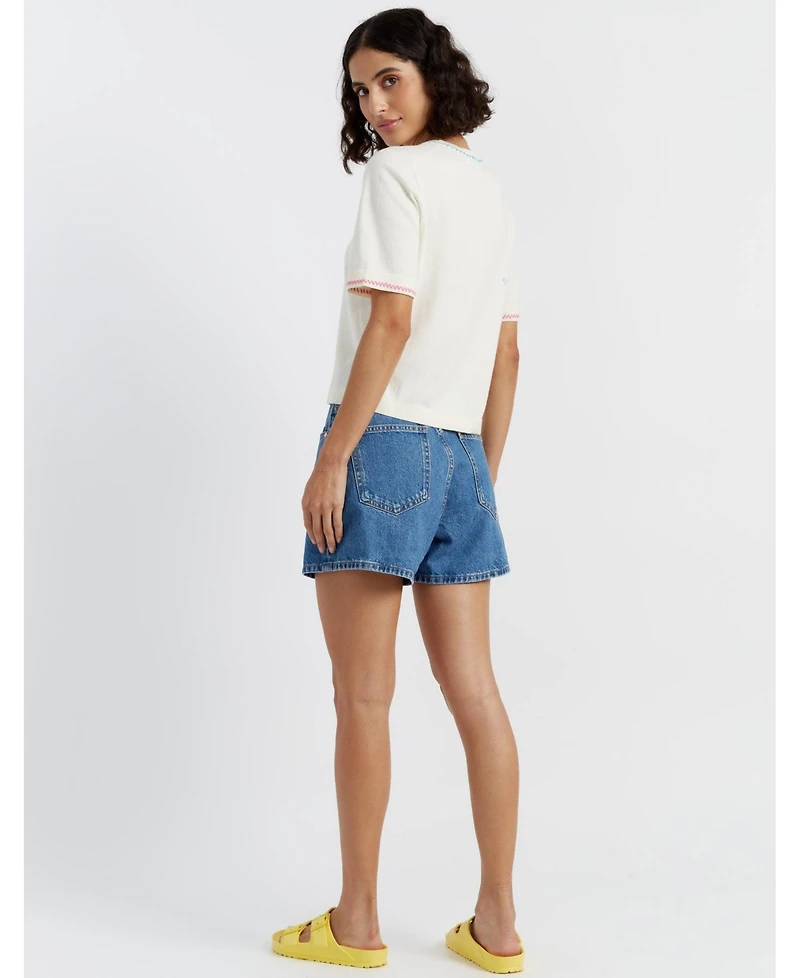 Chinti & Parker Women's Cotton Peanuts Vacation T-Shirt