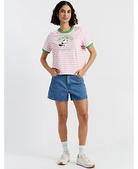 Chinti & Parker Women's Cotton Peanuts Racquet Club T-Shirt