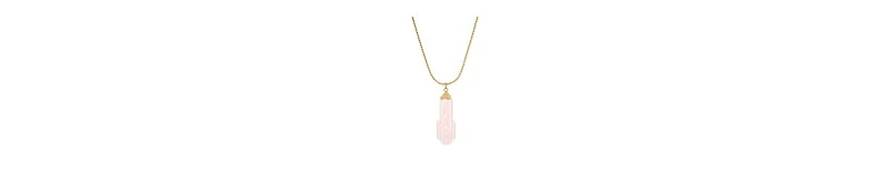 2028 Art Deco Style Etched Glass Pendant Necklace