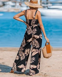 Cupshe Women's Sandy Shores Tropical Jumpsuit