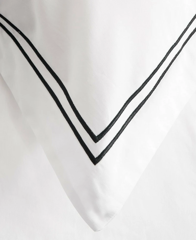 Ella Jayne 100% Cotton Percale Satin Stitched 3-Pc. Duvet Cover Set, Full/Queen