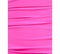 Crystal Doll Juniors' Bandeau Ruched Jersey Bodycon Dress
