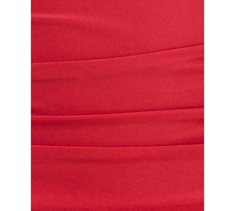 Crystal Doll Juniors' One-Shoulder Rhinestone-Strap Dress