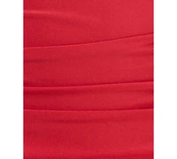 Crystal Doll Juniors' One-Shoulder Rhinestone-Strap Dress