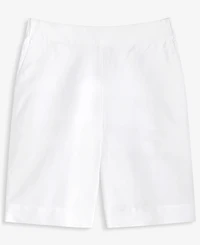 On 34th Women's Linen-Blend Pull-On Shorts, Exclusively at Macy's
