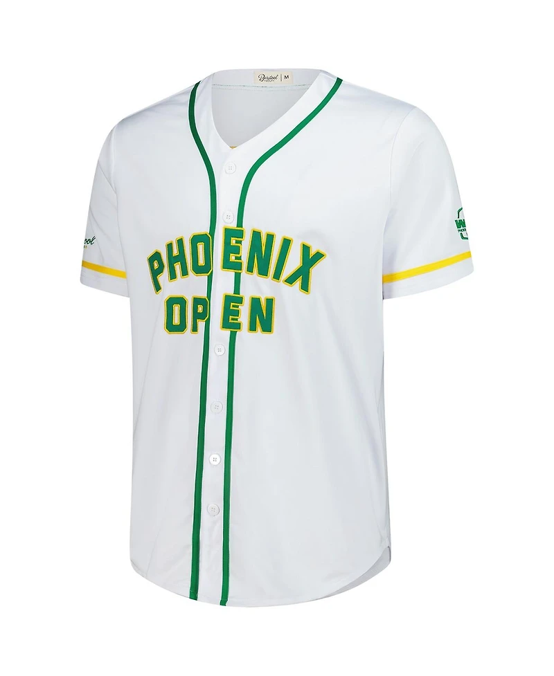 Barstool Golf Men's White Wm Phoenix Open Baseball Jersey