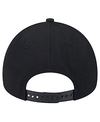 New Era Men's Black Philadelphia Flyers Core A-Frame 9FORTY Adjustable Hat