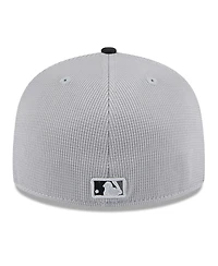New Era Men's Gray/Black Pittsburgh Pirates 2025 Batting Practice 59FIFTY Fitted Hat