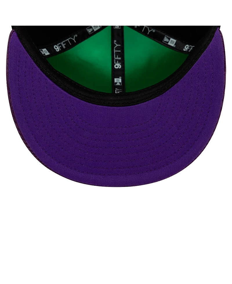 New Era Men's Black Joker Script 9FIFTY Snapback Hat