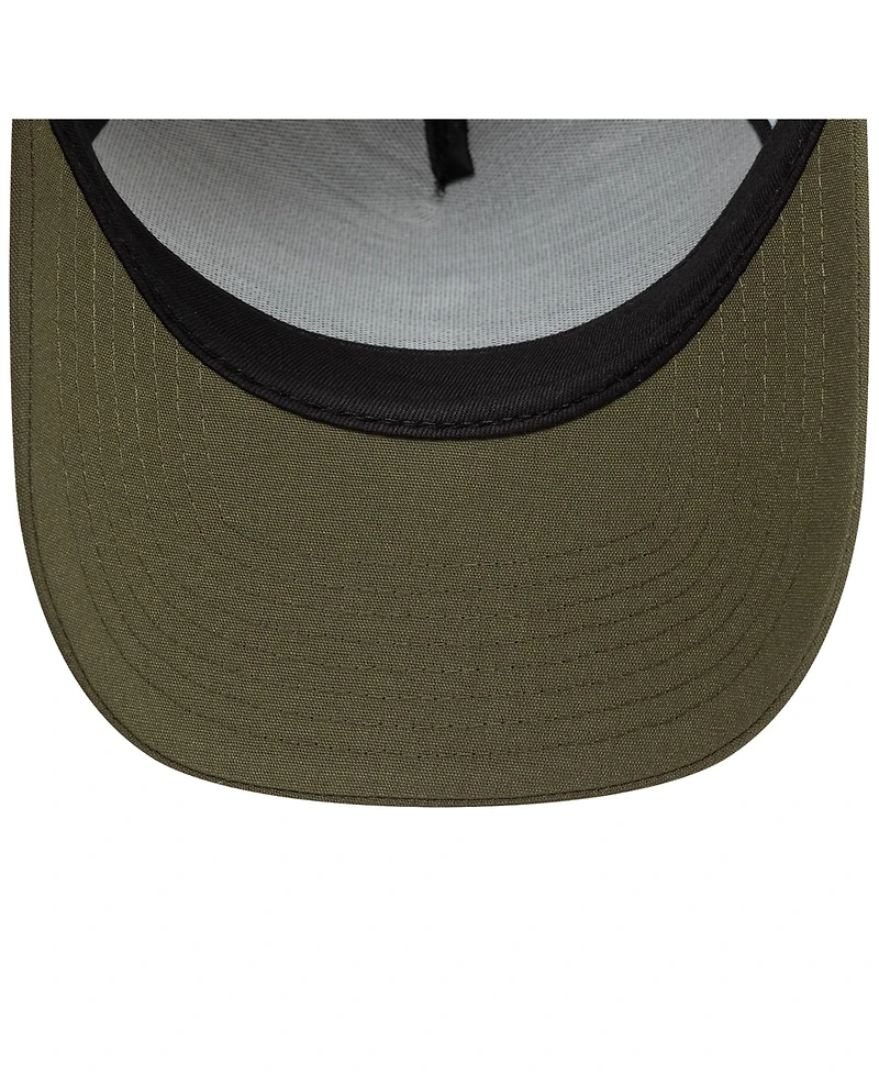 New Era Men's Olive Tottenham Hotspur Trucker Adjustable Hat