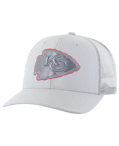 '47 Brand Men's Gray Kansas City Chiefs Trucker Adjustable Hat