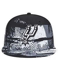 New Era Black San Antonio Spurs Tip-Off 9FIFTY Snapback Hat