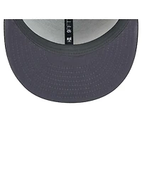 New Era Men's Black Brooklyn Nets Midnight Ink Pop Outline 9FIFTY Snapback Hat