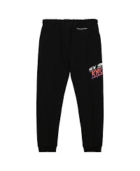 Mitchell & Ness Men's Black New York Knicks Slap Sticker Sweatpants