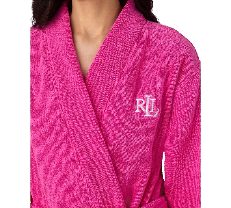 Lauren Ralph Lauren Women's Long Sleeve Greenwich Short Robe