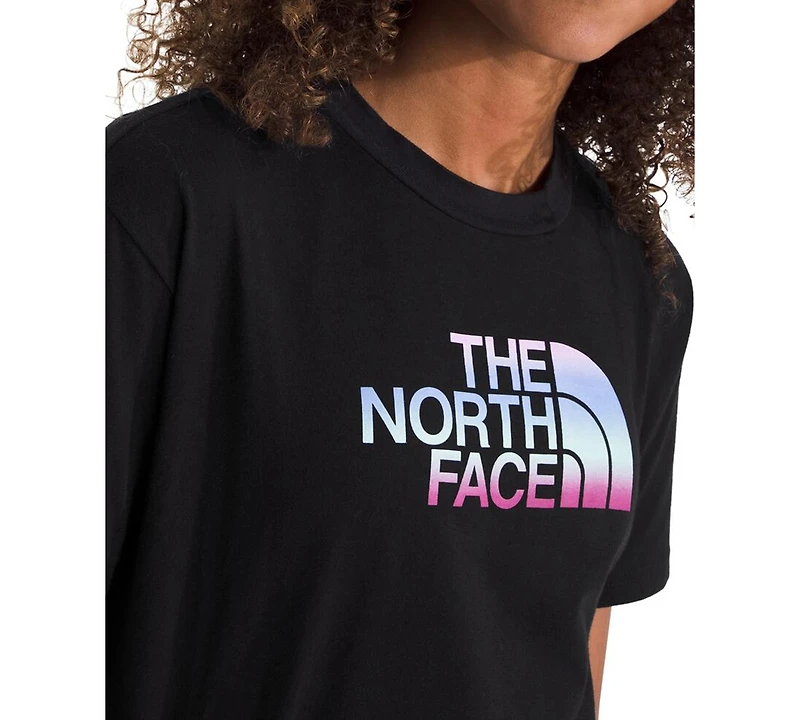 The North Face Big Girls Gradient Half Dome Graphic Cotton T-Shirt