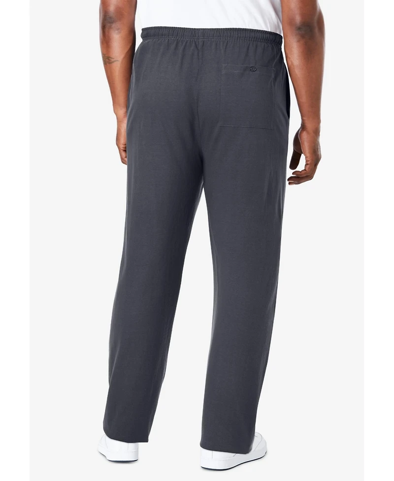 KingSize Big & Tall Lightweight Jersey Open Bottom Sweatpants