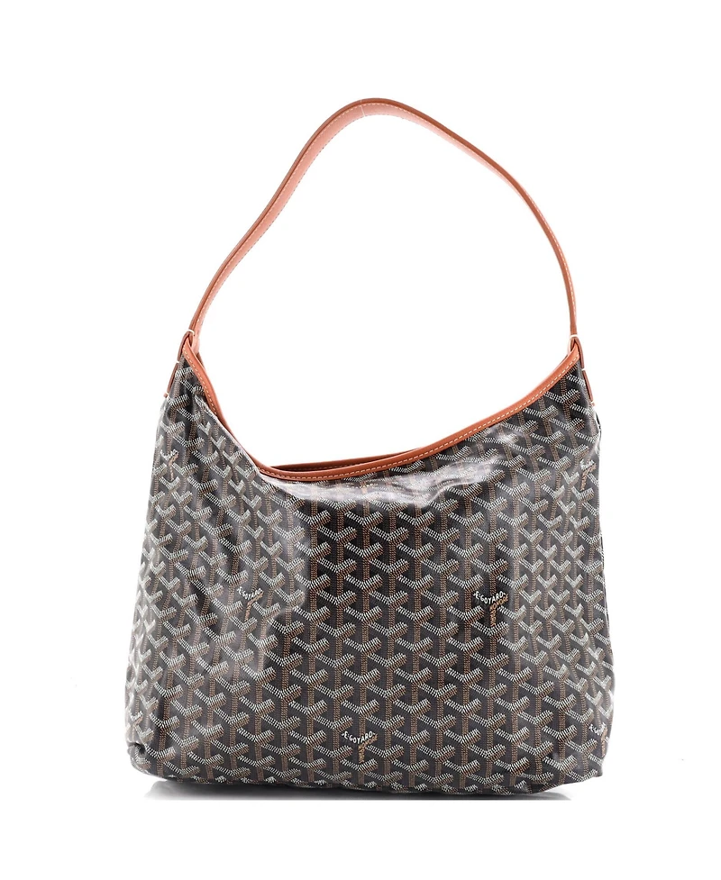 Pre-Owned Goyard Boheme Hobo Coated Canvas