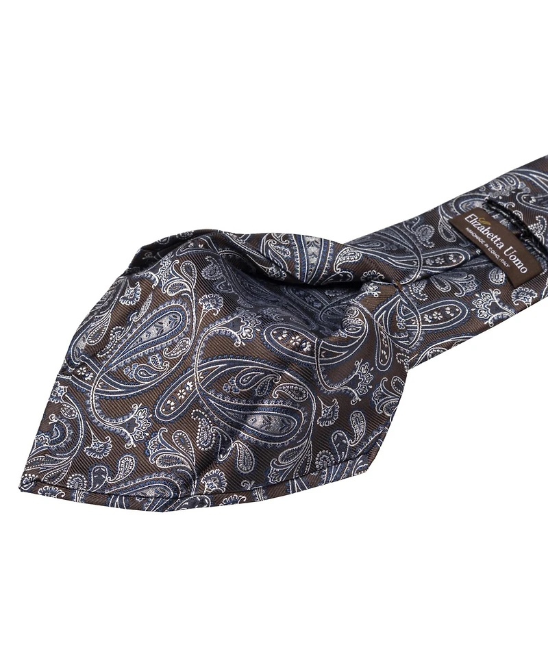 Elizabetta Big & Tall Palermo - Silk Jacquard Tie for Men