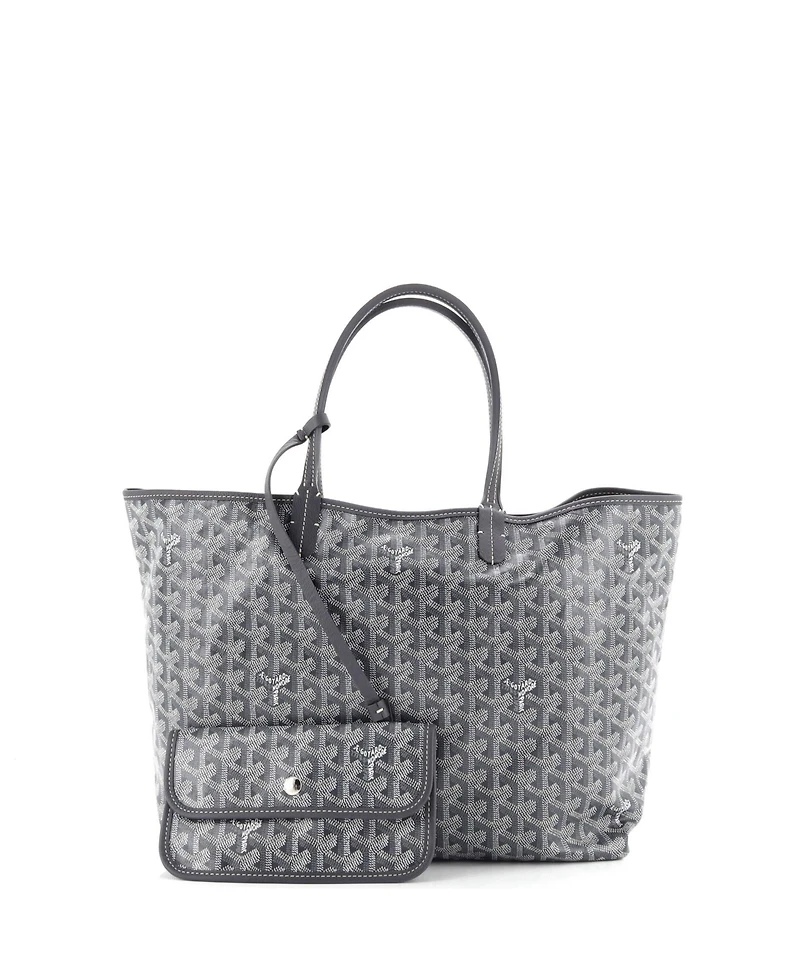 Pre-Owned Goyard Pm Saint Louis Tote Printed Coated Canvas