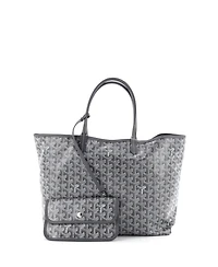 Pre-Owned Goyard Pm Saint Louis Tote Printed Coated Canvas
