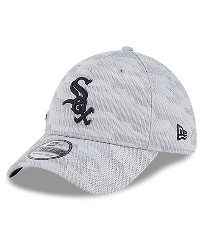 New Era Men's Gray Chicago White Sox 2025 Mlb Clubhouse 39THIRTY Flex Hat