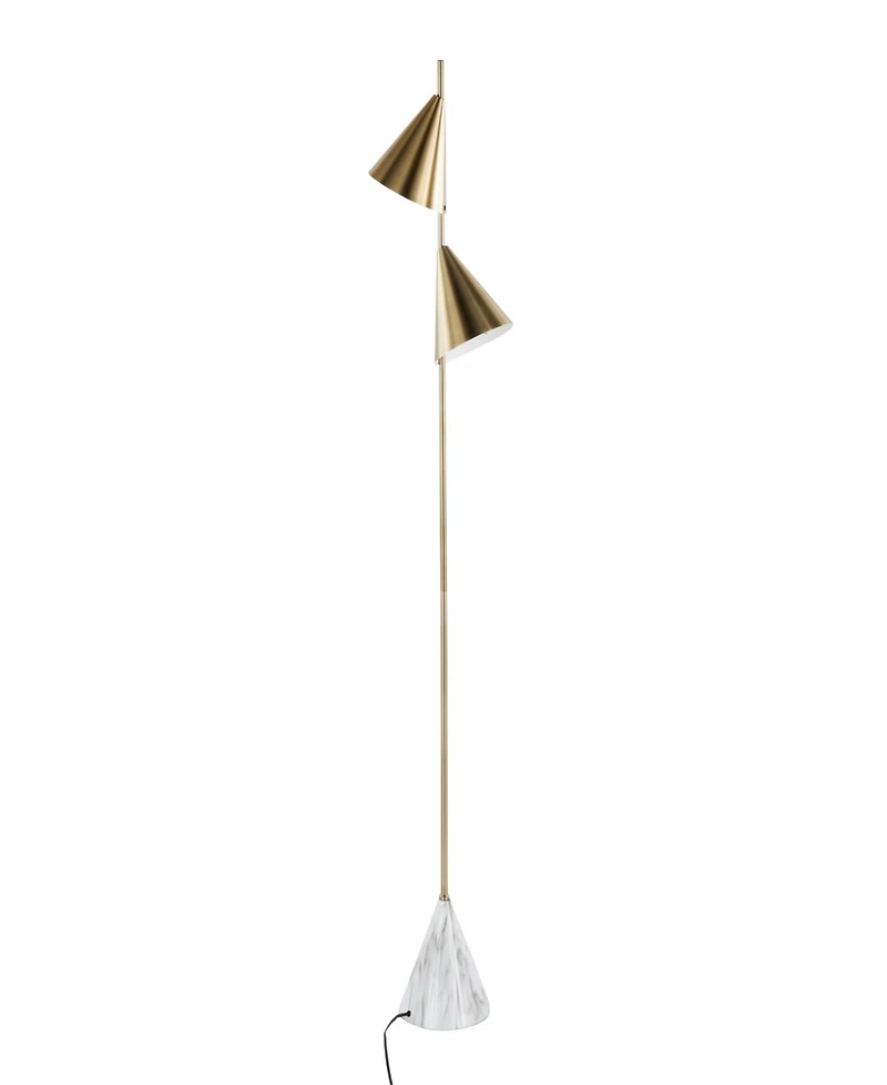 LumiSource Cone 65" Metal Floor Lamp