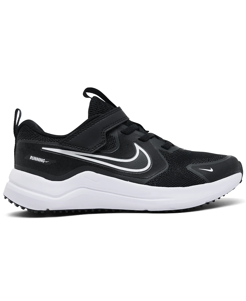 Nike Little Kids Cosmic Runner Fastening Strap Running Sneakers from Finish Line