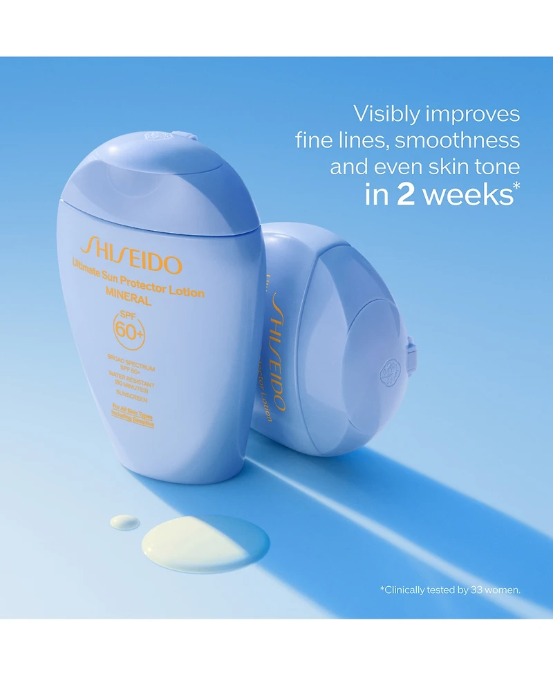 Shiseido Ultimate Sun Protector Lotion Mineral Spf 60+