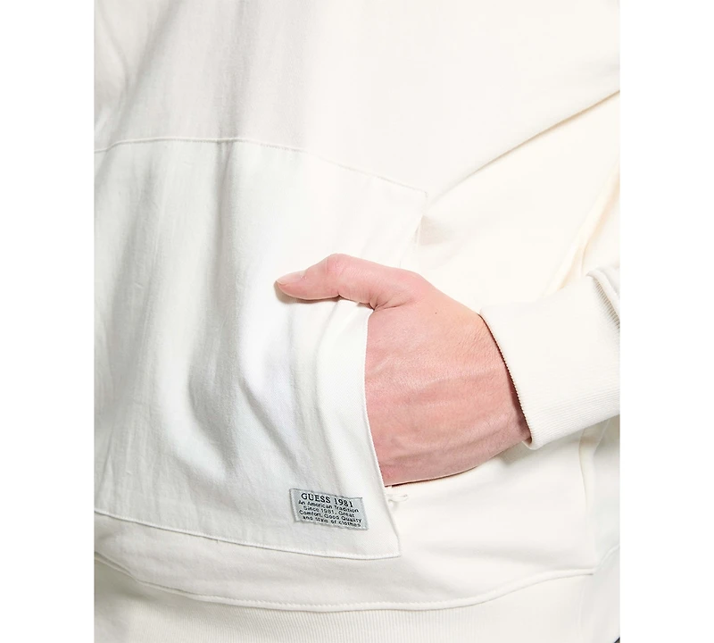 Guess Men's Tyler Relaxed Fit Long Sleeve Quarter-Zip Sweatshirt