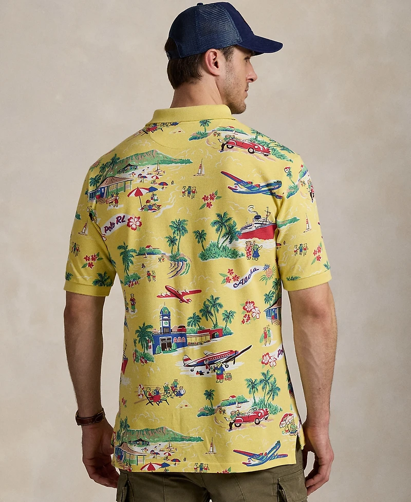 Polo Ralph Lauren Men's Big & Tall Bear Mesh Shirt