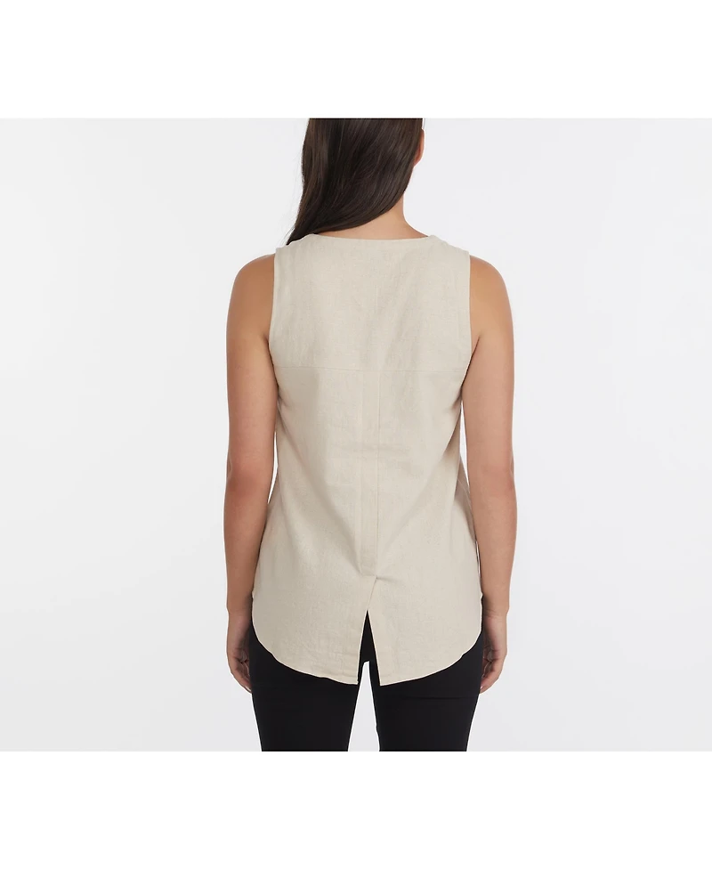 Ellen Tracy Women's Half Zip Top