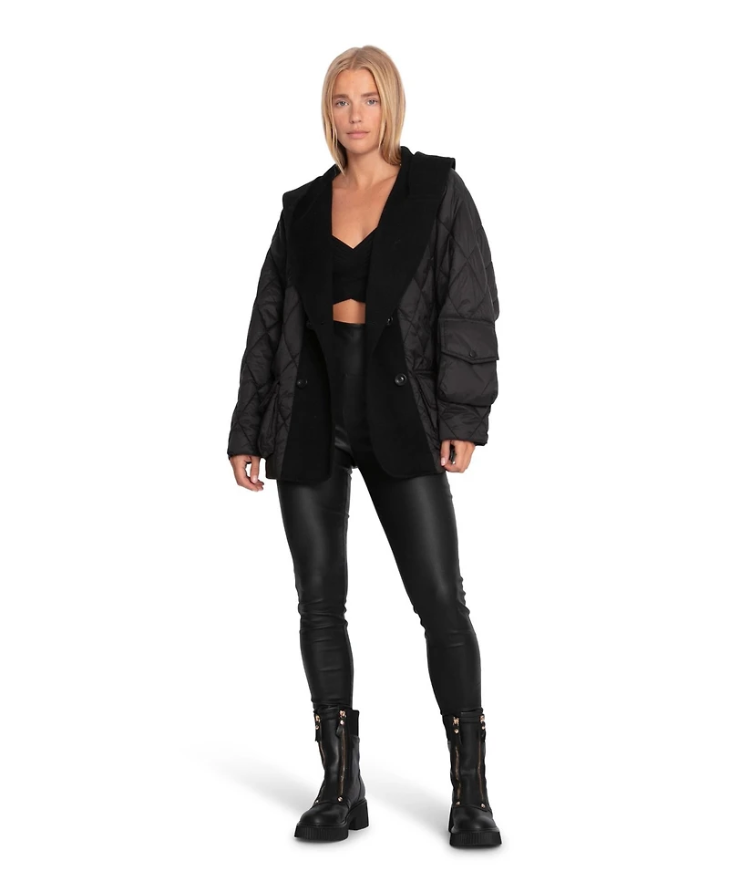 Belle & Bloom Women's Only You Quilted Utility Jacket