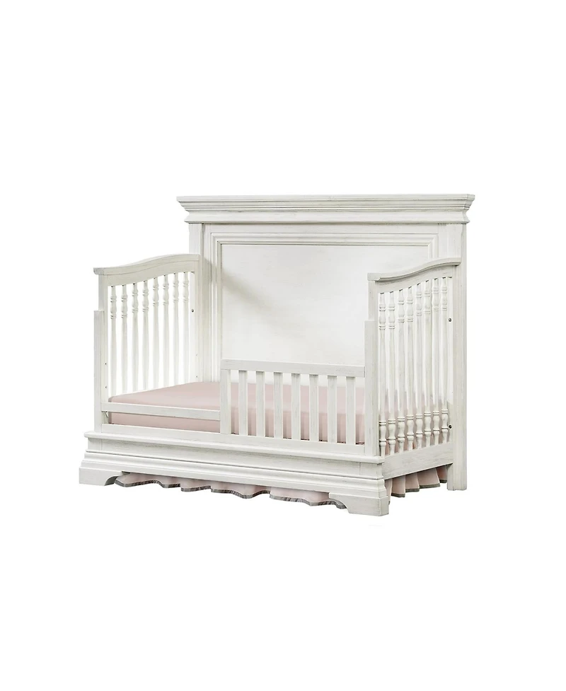 Westwood Design Olivia Traditional Wood Toddler Guard Rail in Brushed White