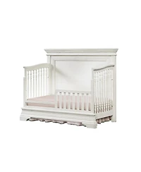 Westwood Design Olivia Traditional Wood Toddler Guard Rail in Brushed White