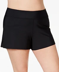 Swim Solutions Plus Shorts, Created for Macy's
