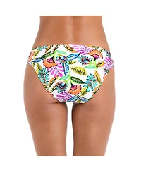 Sunshine 79 Women's Bottoms Swim Jungle Jive Shirred Side Hipster