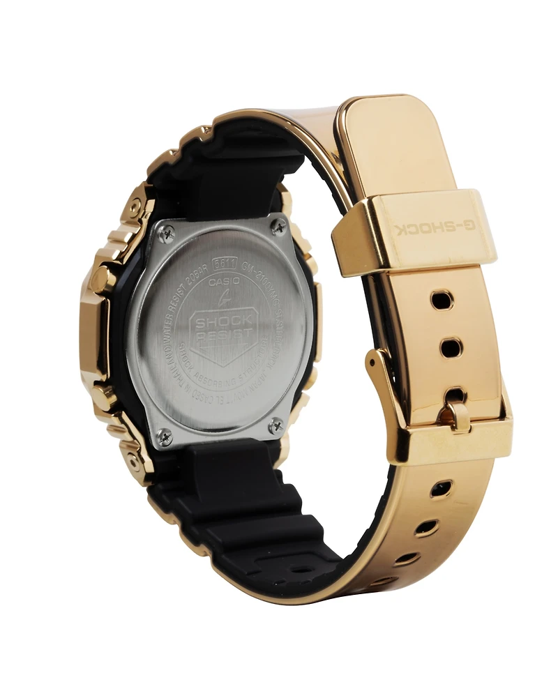G-Shock Men's Gold-Tone Silicone Watch, 44.4mm