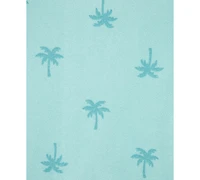 Little Me Baby Boys 2-Pc. Palm Tree Terry Button-Down Shirt & Shorts Set