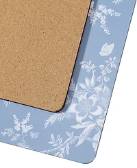 Laura Ashley Walled Garden Cork Placemats Set of 4, 16" x 12"
