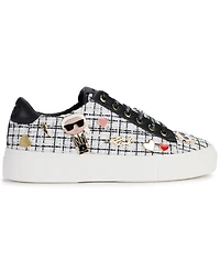 Karl Lagerfeld Paris Women's Cate Pins Lace-Up Sneakers