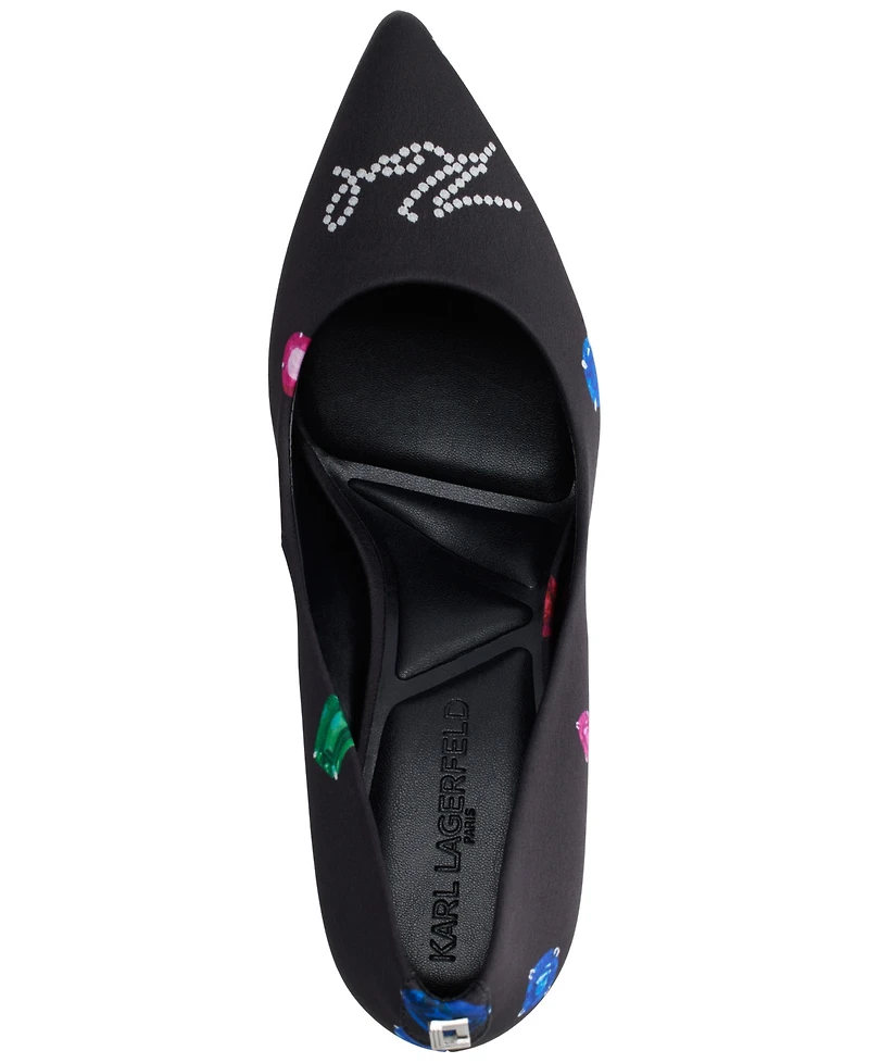 Karl Lagerfeld Paris Women's Royale Jewels High Pumps