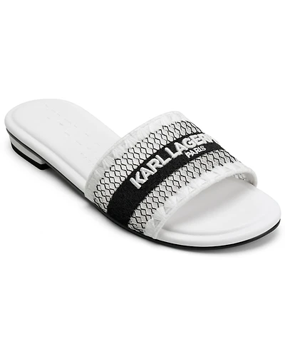 Karl Lagerfeld Paris Women's Cairra Flat Sandals