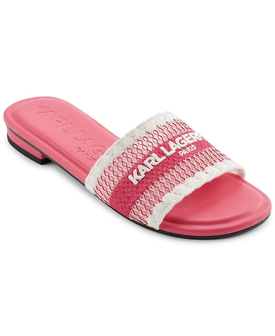 Karl Lagerfeld Paris Women's Cairra Flat Sandals