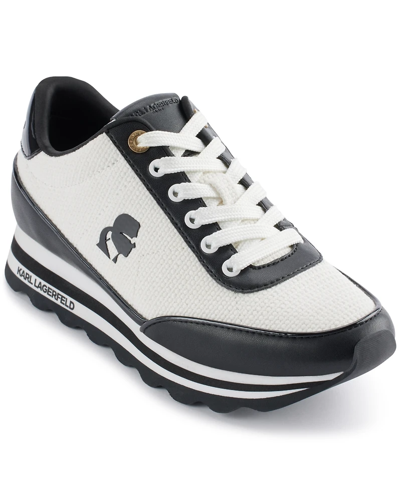 Karl Lagerfeld Paris Women's Maico Lace-Up Sneakers